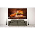 Quadro Decorativo Contemporâneo Hamburguer - 100x70cm