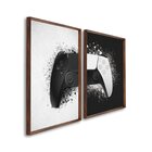 Quadro Decorativo Controle De Vídeo Game Com 2 Telas De Pared