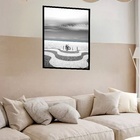 Quadro Decorativo Copacabana Calçada Bicicleta  - 70x50cm Mol