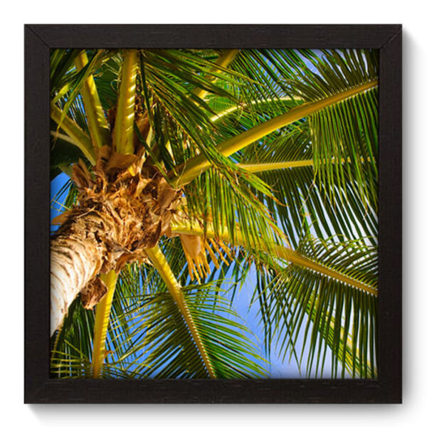 Quadro Decorativo - Coqueiro - 22cm X 22cm - 045qndap