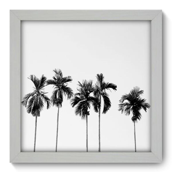 Quadro Decorativo - Coqueiros - 22cm X 22cm - 033qnpab