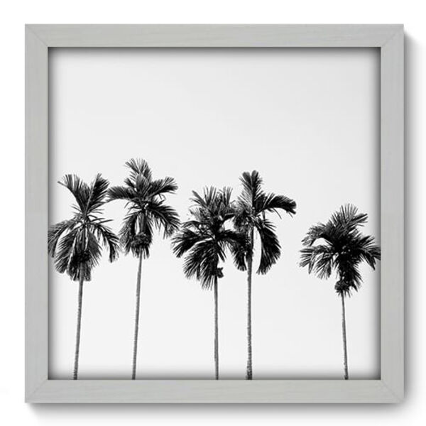 Quadro Decorativo - Coqueiros - 33cm X 33cm - 099qdpb