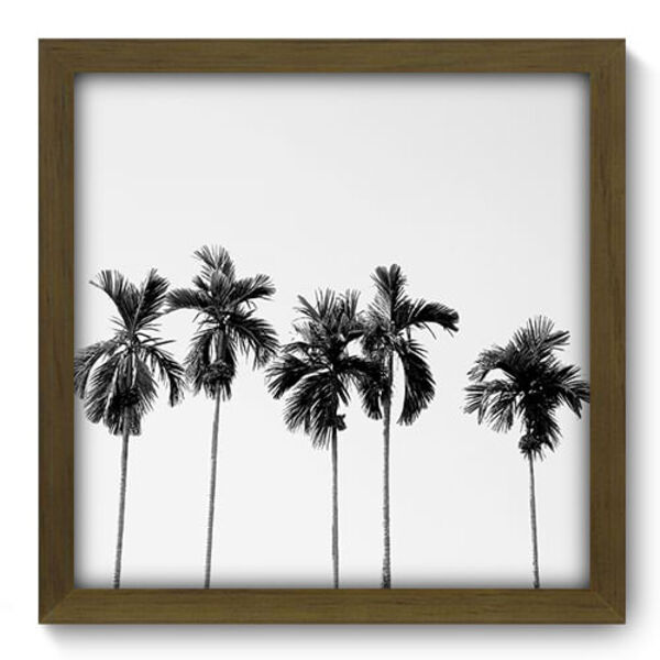 Quadro Decorativo - Coqueiros - 33cm X 33cm - 099qdpm