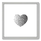 Quadro Decorativo - Coração - 50cm X 50cm - 108qndcb