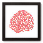 Quadro Decorativo - Coral - 22cm X 22cm - 058qdkp