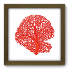 Quadro Decorativo - Coral - 22cm X 22cm - 059qdkm
