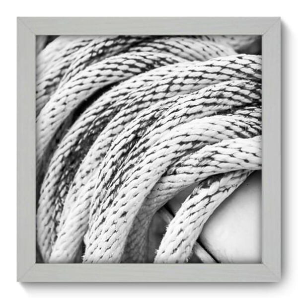 Quadro Decorativo - Corda - 22cm X 22cm - 075qndab