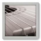 Quadro Decorativo - Cordas - 22cm X 22cm - 007qdgb