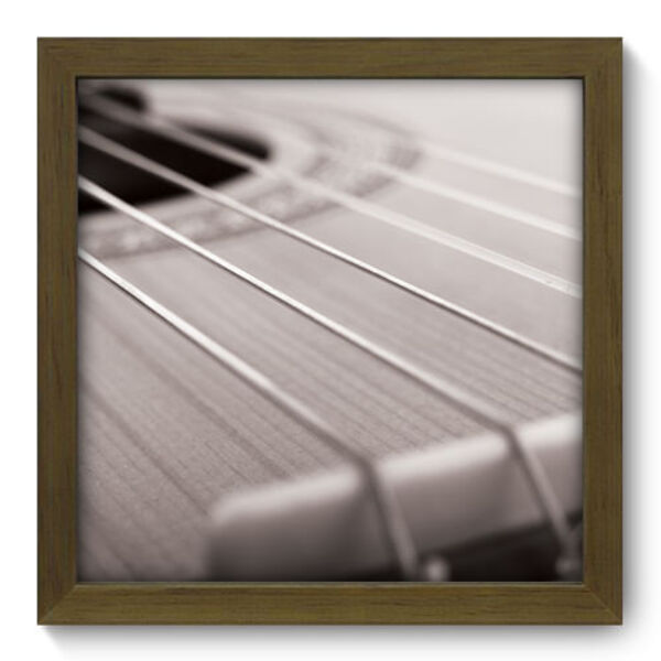 Quadro Decorativo - Cordas - 22cm X 22cm - 007qdgm