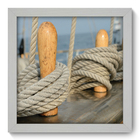 Quadro Decorativo - Cordas - 22cm X 22cm - 008qdkb