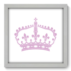 Quadro Decorativo - Coroa - 33cm X 33cm - 032qdbb