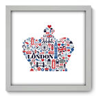 Quadro Decorativo - Coroa - 33cm X 33cm - 097qdmb