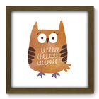 Quadro Decorativo - Coruja - 33cm X 33cm - 079qdim