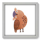 Quadro Decorativo - Coruja - 33cm X 33cm - 080qdib