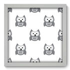 Quadro Decorativo - Coruja - 33cm X 33cm - 126qdib