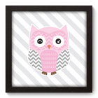 Quadro Decorativo - Corujinha - 22cm X 22cm - 075qdip