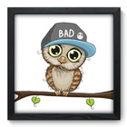 Quadro Decorativo - Corujinha - 33cm X 33cm - 103qdbp