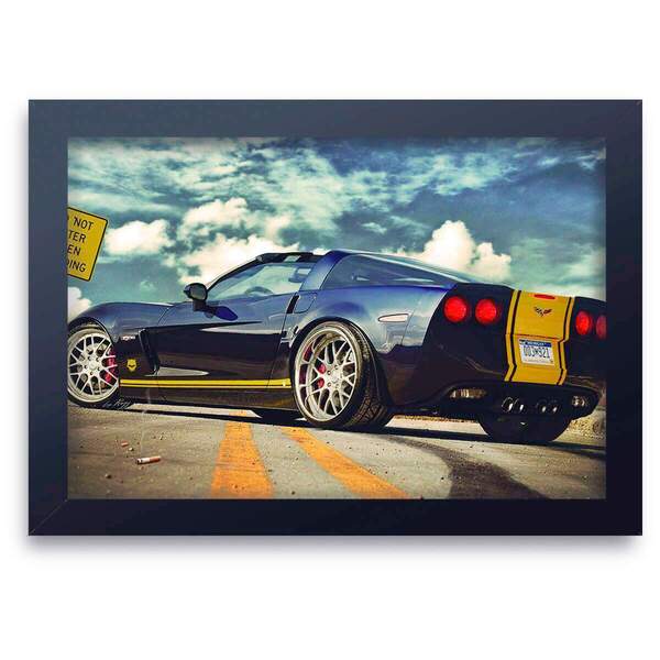 Quadro Decorativo Corvette 5  20x30cm