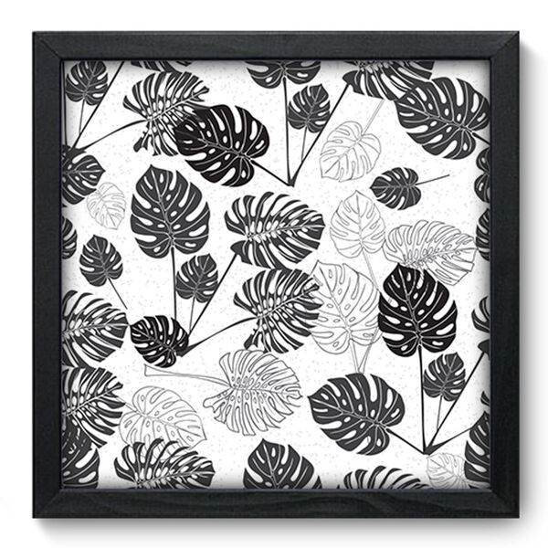 Quadro Decorativo - Costela De Adão - 33cm X 33cm - 361qddp