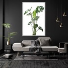 Quadro Decorativo Costela De Adão Moderno Com Moldura E Sem V