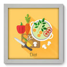 Quadro Decorativo - Cozinha - 22cm X 22cm - 322qdcb