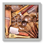 Quadro Decorativo - Cozinha - 33cm X 33cm - 263qdcb