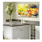 Quadro Decorativo Cozinha Copa Sala De Jantar  Maçã  55x100cm