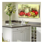Quadro Decorativo Cozinha Copa Sala De Jantar  Romã Claro 55x