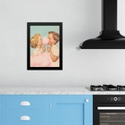 Quadro Decorativo Cozinha Crianças Algodão Doce 24x18cm - Com