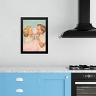 Quadro Decorativo Cozinha Crianças Algodão Doce 45x34cm Moldu