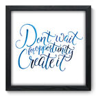 Quadro Decorativo - Create - 33cm X 33cm - 088qdrp