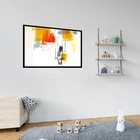 Quadro Decorativo Criança Balanço Abstrato  - 50x70cm Moldura