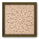 Quadro Decorativo - Crochet - 22cm X 22cm - 053qdvm