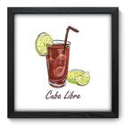Quadro Decorativo - Cuba Libre - 33cm X 33cm - 376qdcp