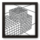 Quadro Decorativo - Cubos - 22cm X 22cm - 134qnaap