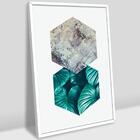 Quadro Decorativo Cubos Sobreposição 40x60x2,8 Pvc Luven Br