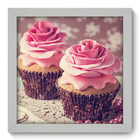 Quadro Decorativo - Cupcake - 22cm X 22cm - 123qdcb