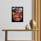 Quadro Decorativo Cusco - Peru 33x24cm Moldura Branca