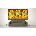 Quadro Decorativo Danças Ballet Triplets - 200x120cm
