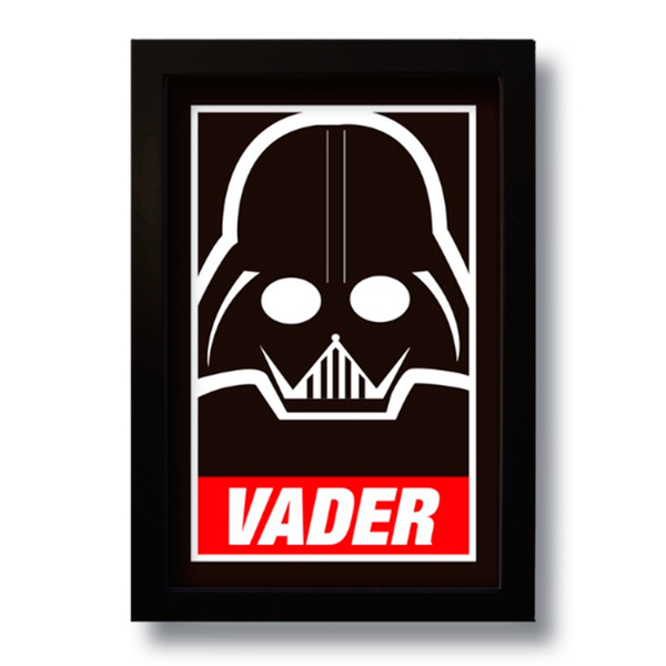 Quadro Decorativo Darth Vader Star Wars 33x43 Cm Leroy Merlin