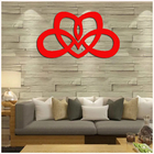 Quadro Decorativo De Coração Vermelho Em Mdf Laminado