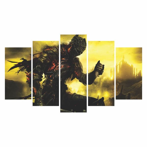 Quadro Decorativo De Mdf Dark Souls - 60cm De Altura X 102cm