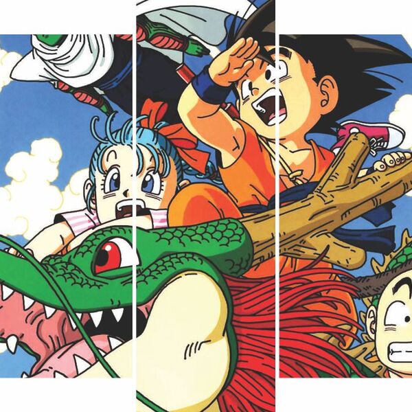 Quadro Decorativo De Mdf Dragon Ball - 60cm De Altura X 102cm