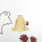 Quadro Decorativo De Natal Em Pinus - Sino De Belém 23x23