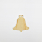 Quadro Decorativo De Natal Em Pinus - Sino De Belém 23x23