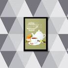 Quadro Decorativo Decorativo Hora Do Chá 45x34cm A3 (45 X 34)