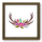 Quadro Decorativo - Deer Horn - 33cm X 33cm - 109qdsm