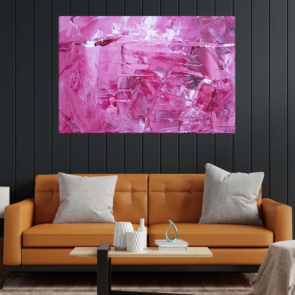Quadro Decorativo Degradê Rosa 60x40