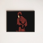 Quadro Decorativo Demolidor 45x34cm - Com Vidro Moldura:madei