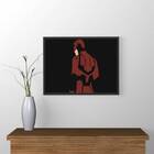 Quadro Decorativo Demolidor 45x34cm - Com Vidro Moldura:madei